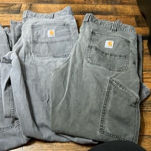 Carhartt jeans. Great work pants.